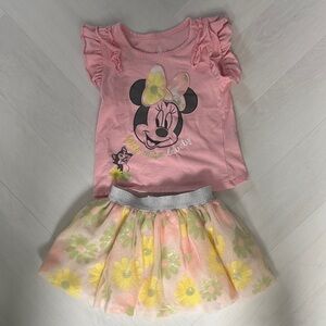Disney Pink Minnie Mouse Kids Matching Set